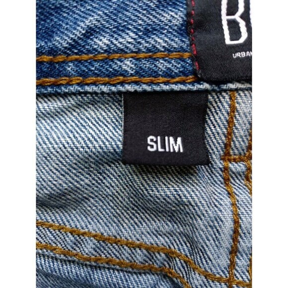 BDG Urban Outfitters Jeans Men's Size 34x32 Jeans Blue Denim Slim Fit Y2K - Picture 5 of 9